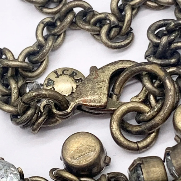 J. Crew Crystal Cluster Mesh Necklace - Picture 3 of 3